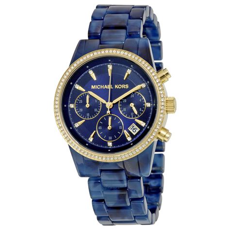 mk watch blue